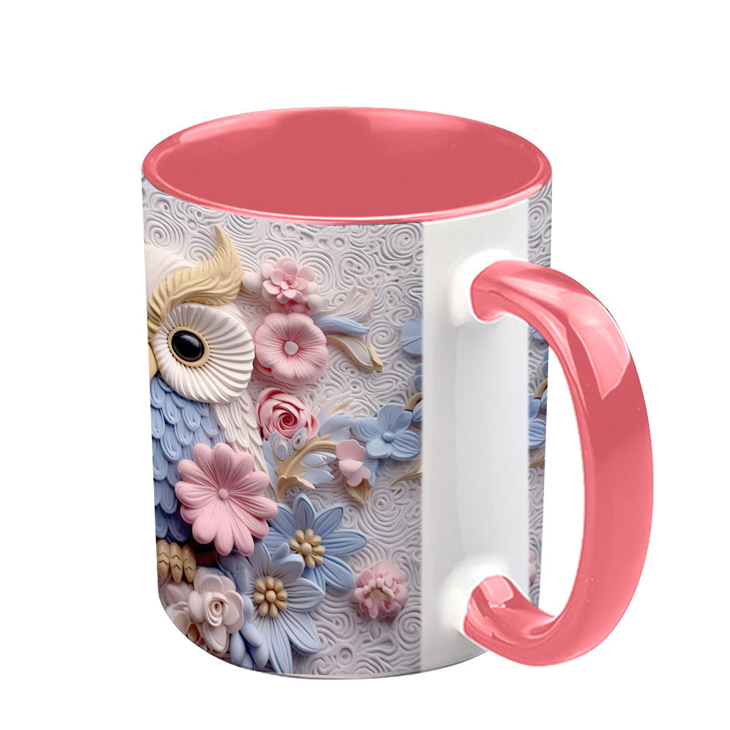 Wunderschöne Eule – Eulengeschenk für Freund/Freundin – Personalisierte Tasse