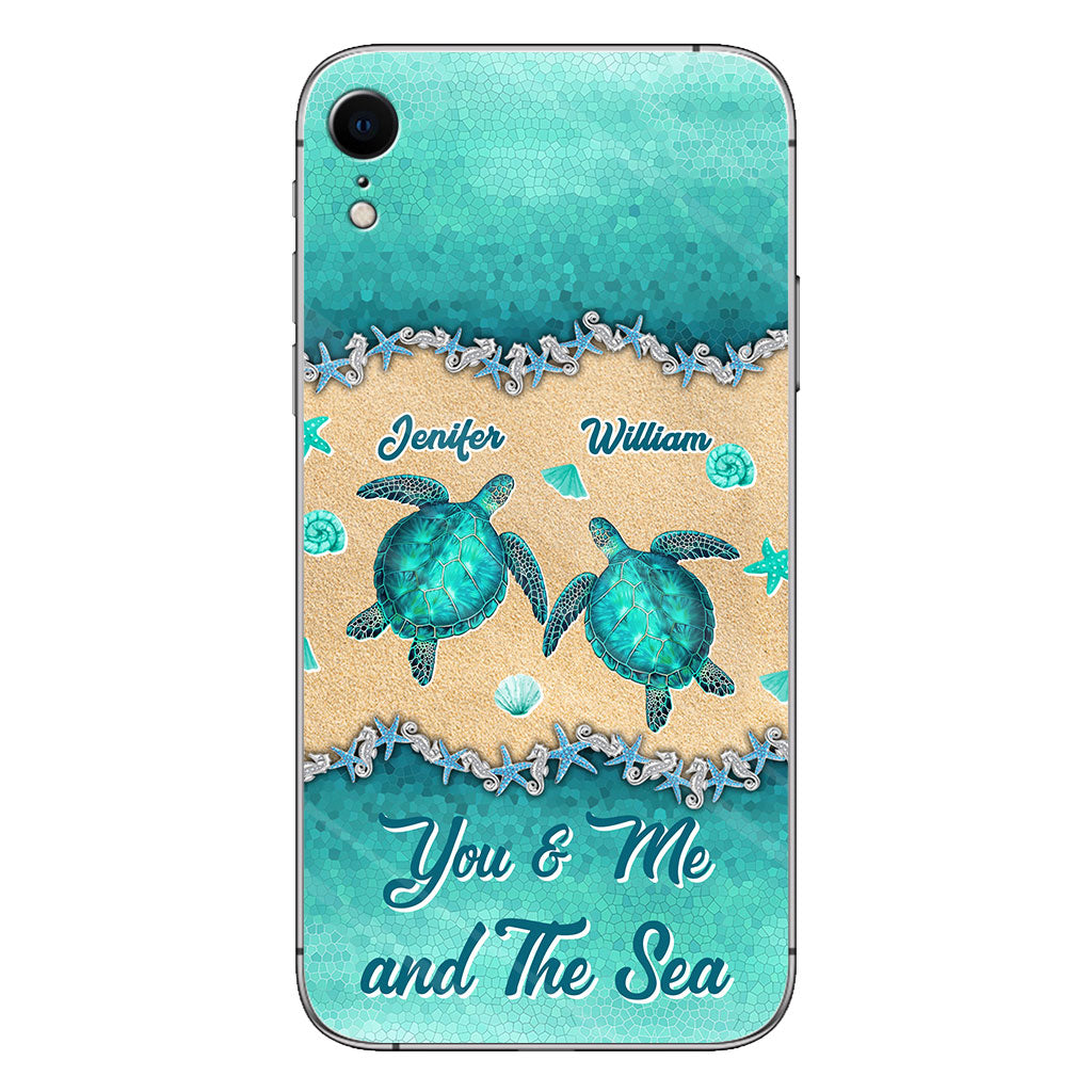 Salty Lil' Beach - Personalized Turtle Phone Case