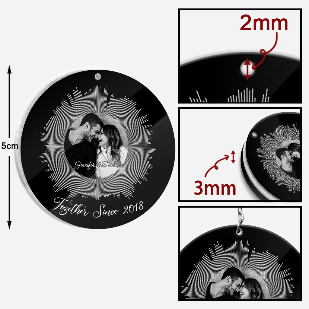 Our Love Song - Personalized Couple Keychain