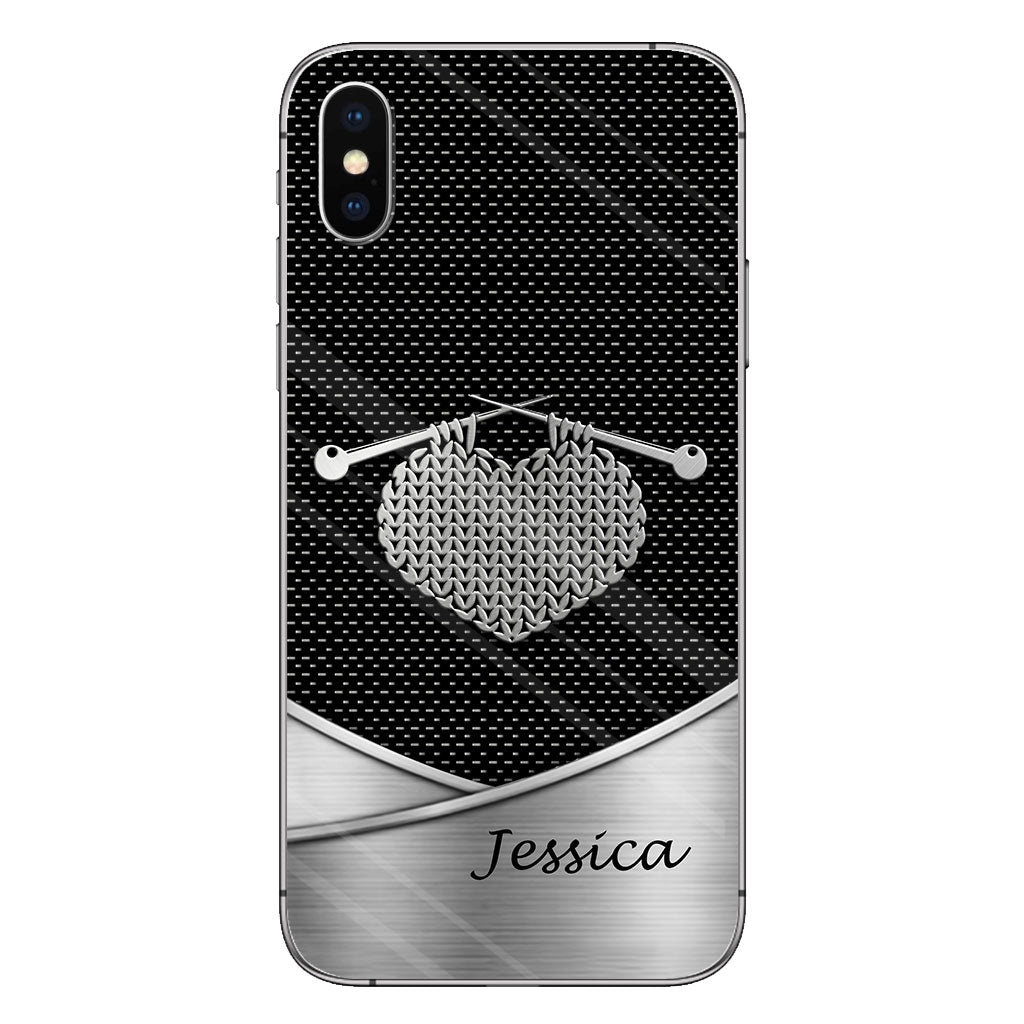 Love Knitting - Personalized Knitting Phone Case