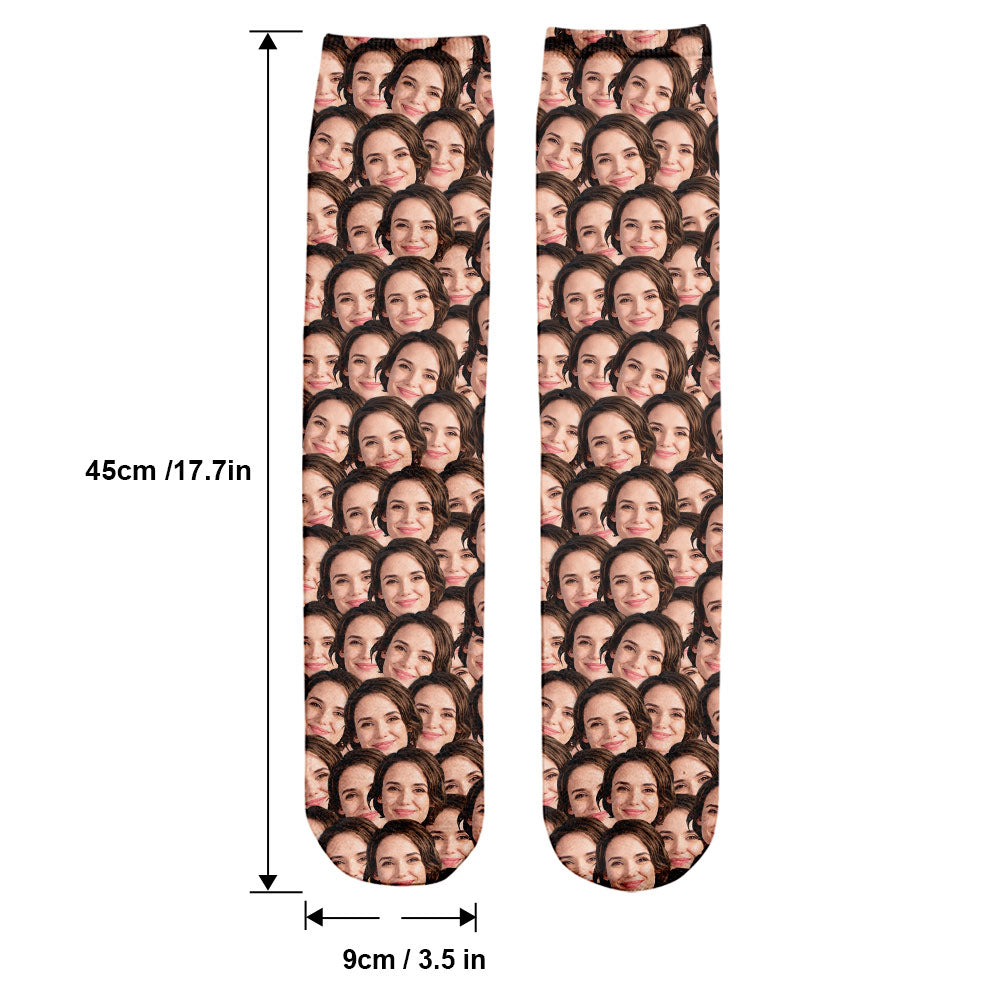 Individuell bedruckte Socken für Mütter – Personalisierte Socken