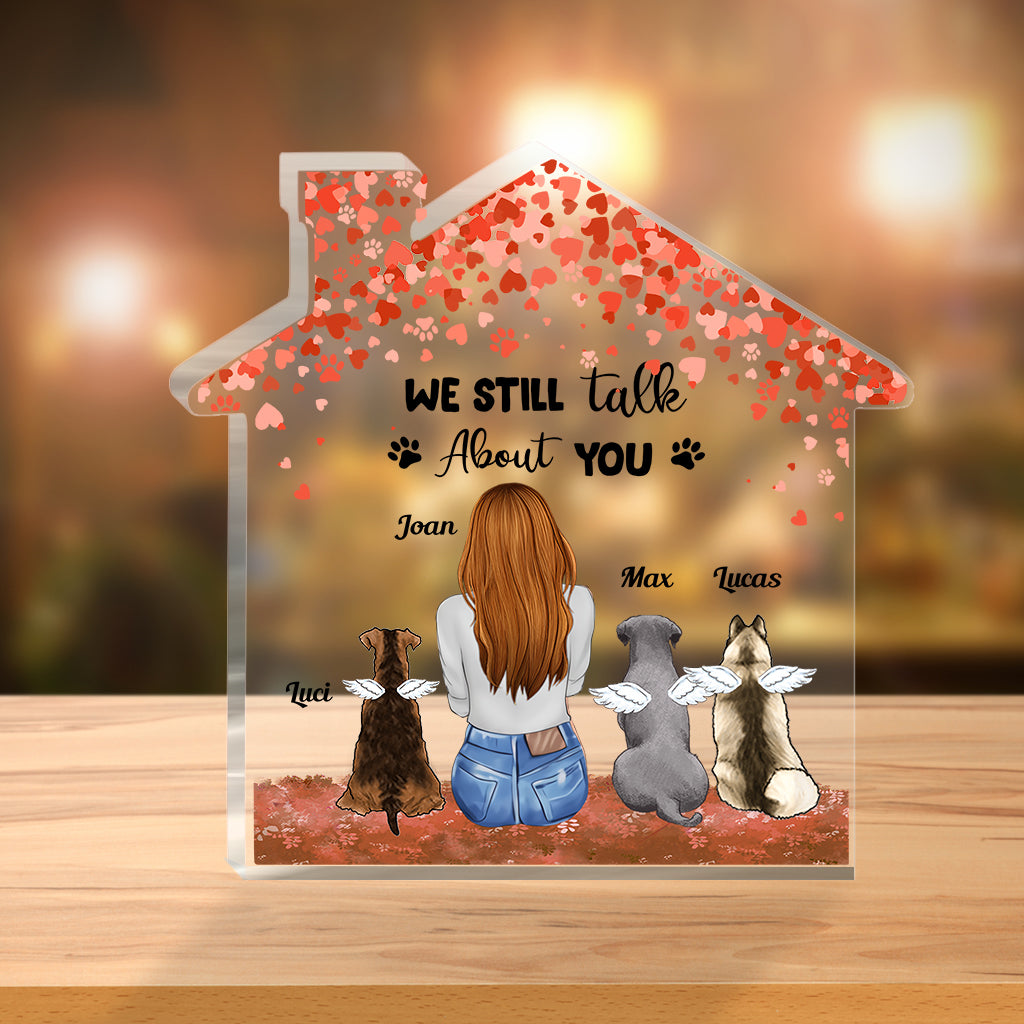 Forever In My Heart - Dog gift for who lose dog - Personalized Custom Shaped Acrylic Plaque