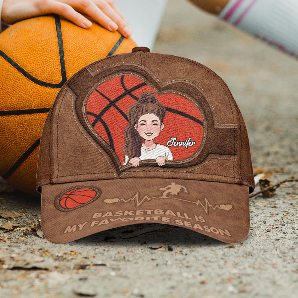 Basketball ist meine Lieblingssaison – Personalisierte Basketball Classic Cap