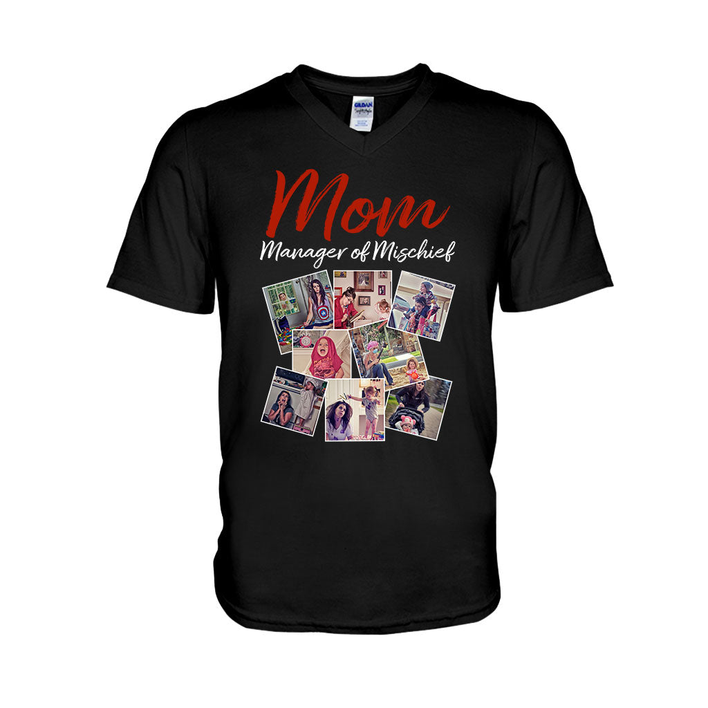 Mama, die für Chaos sorgt – Personalisiertes Mutter-T-Shirt und Hoodie