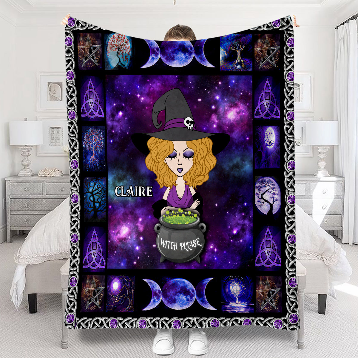 Hexe bitte – Personalisierte Hexendecke