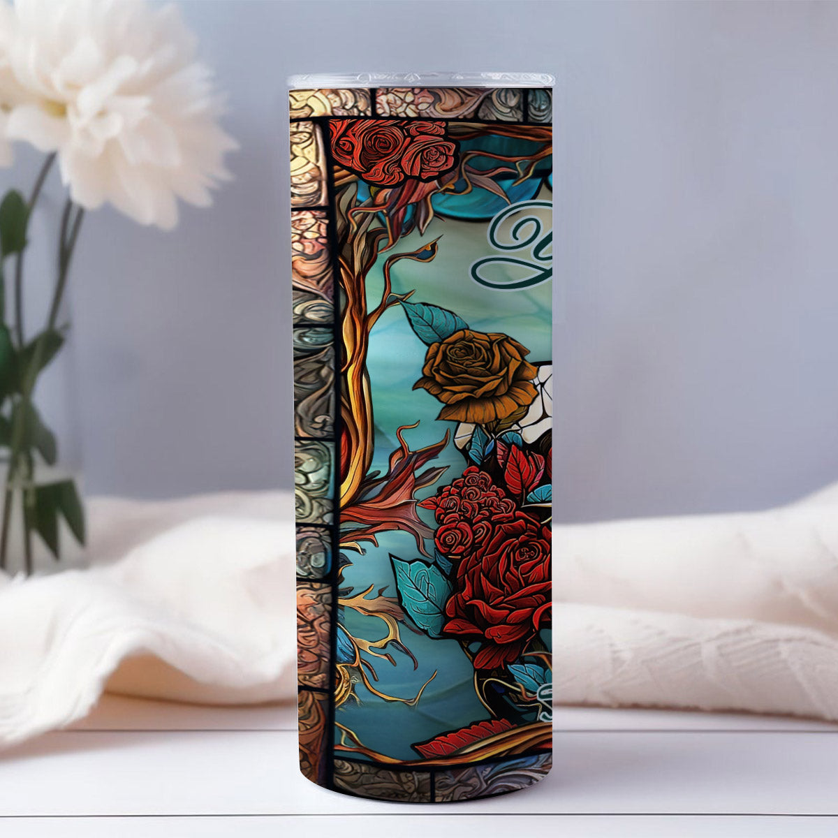 You And Me We Got This - Skull gift for husband, wife, boyfriend, girlfriend - Personalized Skinny Tumbler