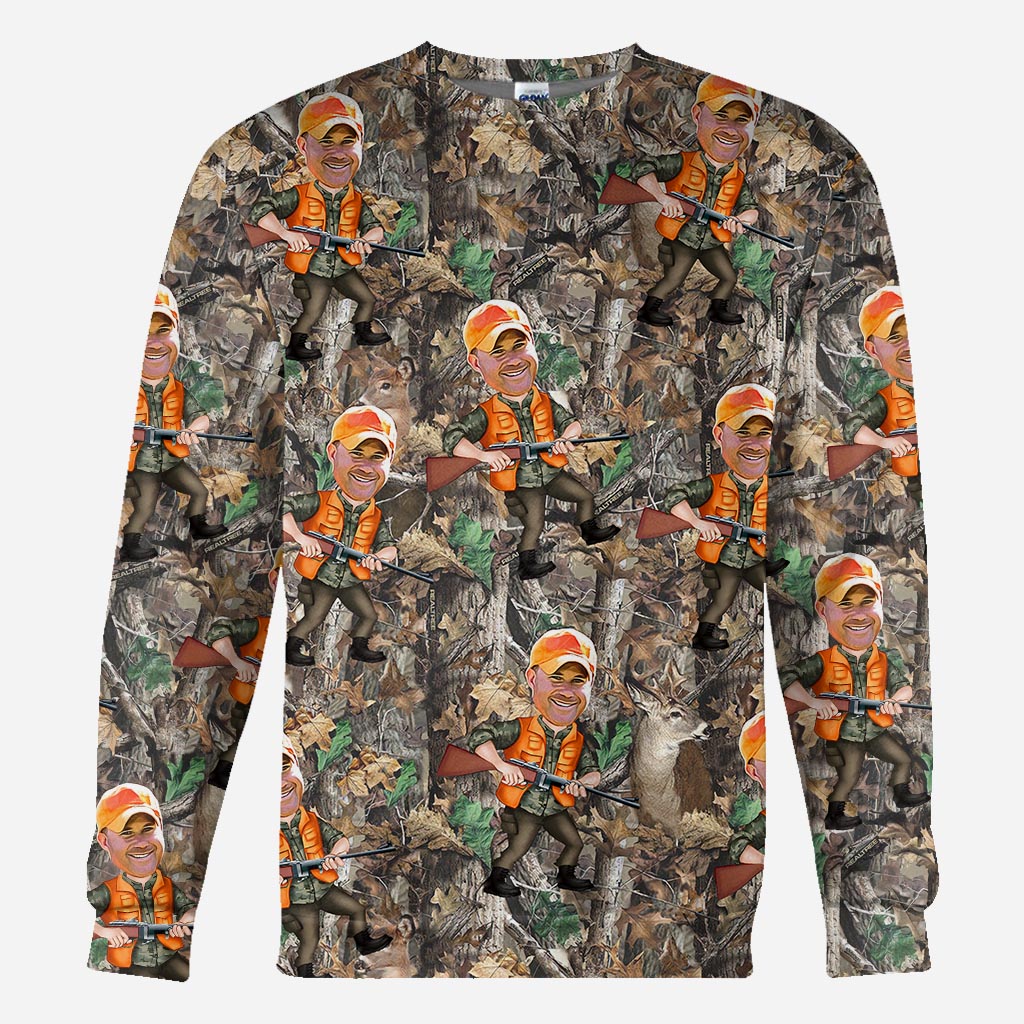 Foto eingefügter Jäger - Personalisiertes Jagd-T-Shirt
