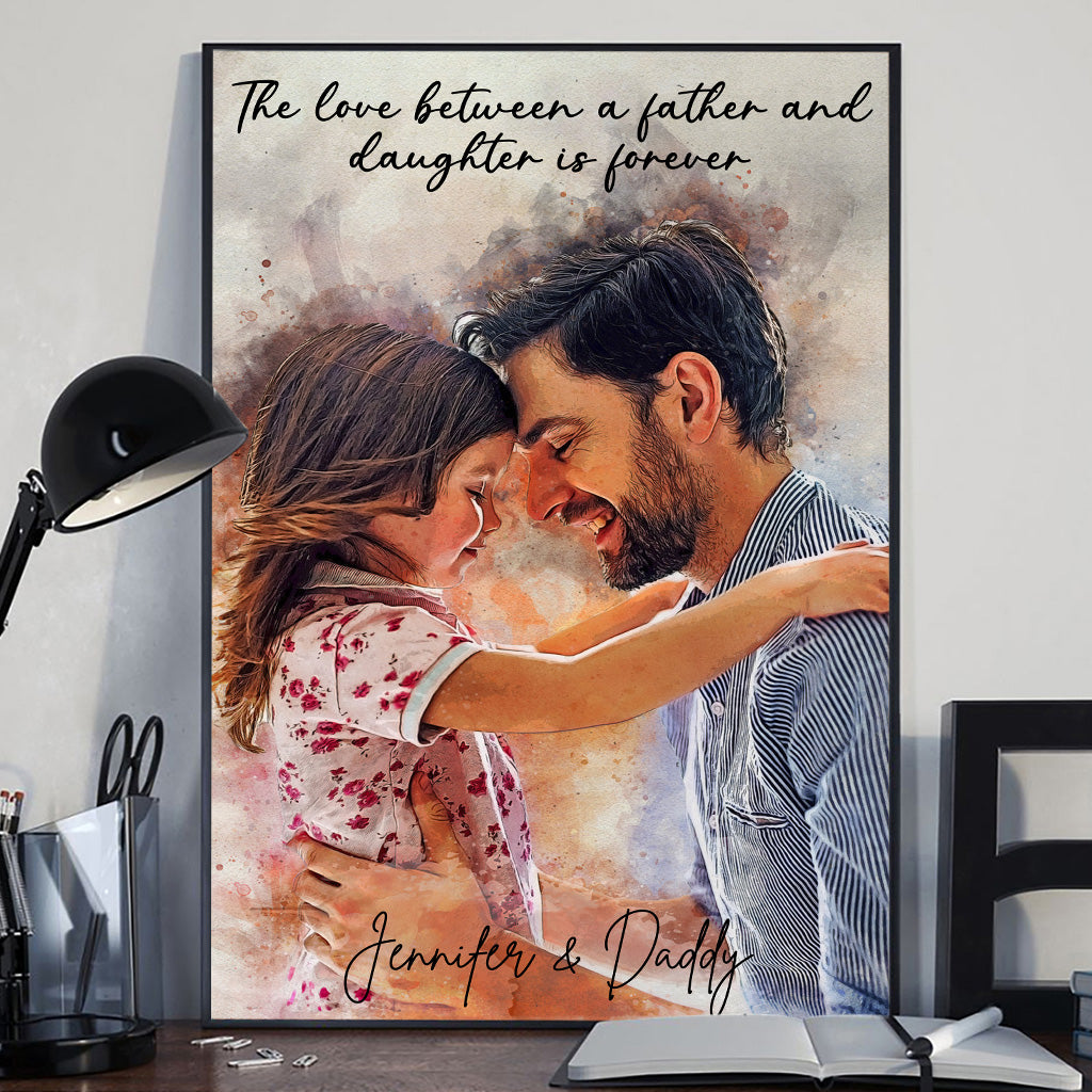 Bester Papa aller Zeiten – Personalisierte Leinwand und Poster für Väter