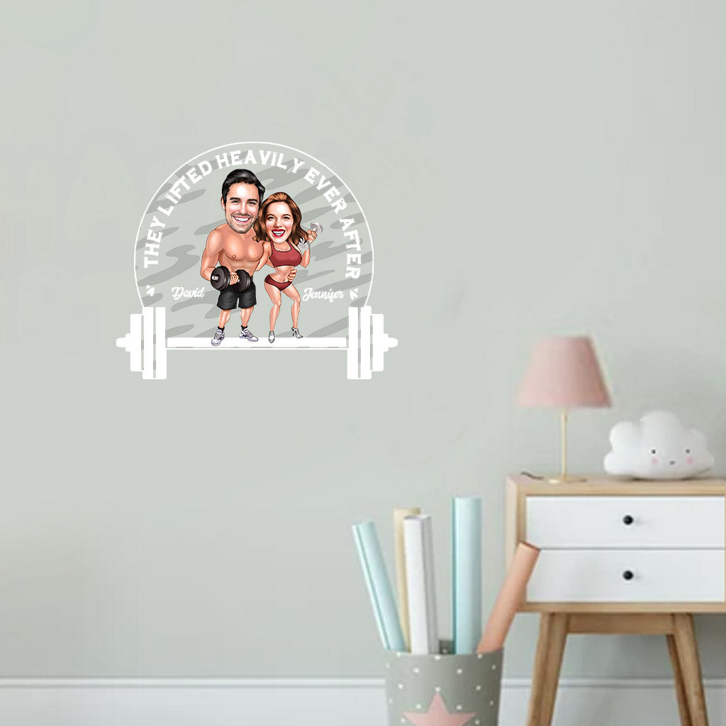 Sie hoben schwere Gewichte bis ans Ende ihrer Tage – Personalisierter Fitness-Aufkleber (Vollversion)