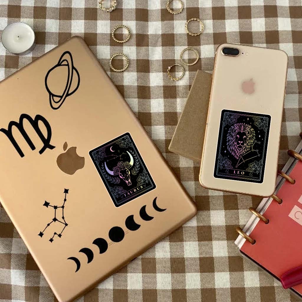 Sternzeichen-Becher - Horoskop-Aufkleber (komplett)