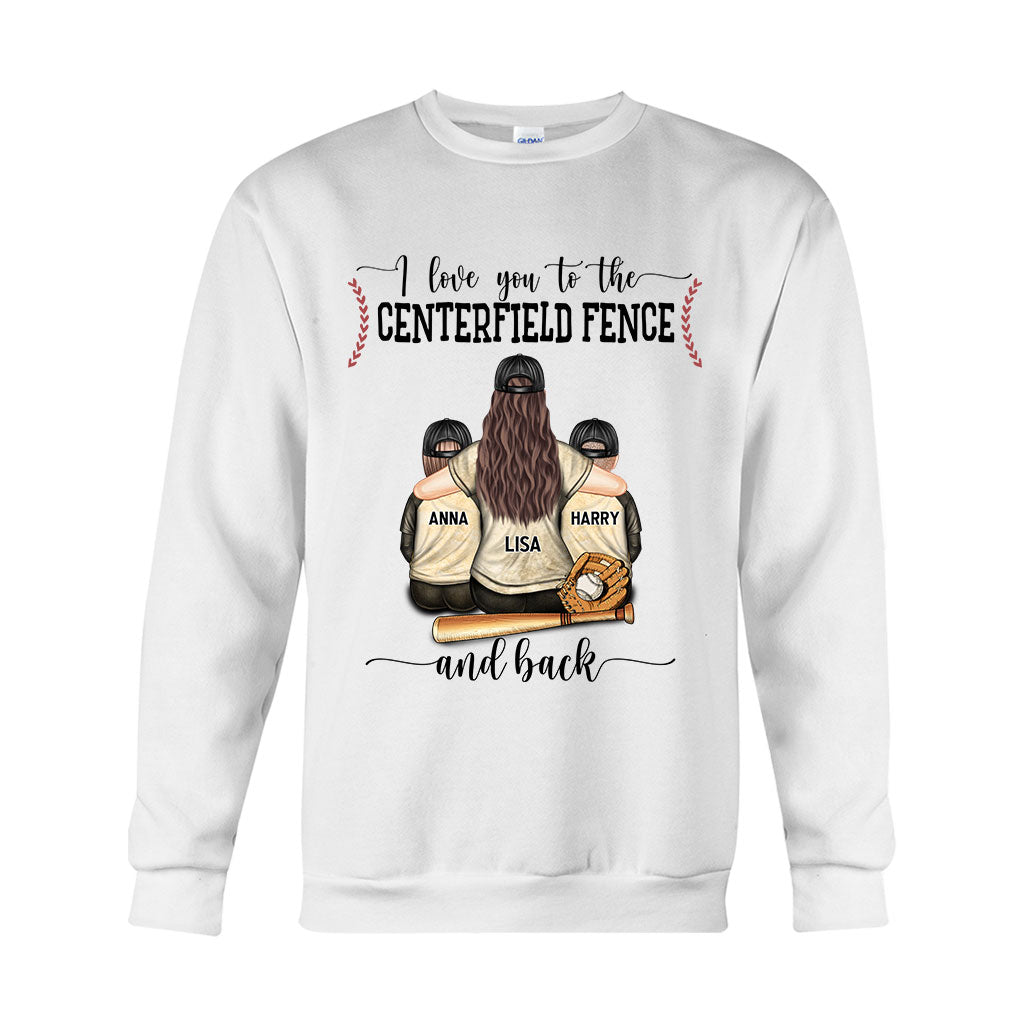 Mein Herz schlägt für dieses Spielfeld – Personalisiertes Baseball-T-Shirt und Hoodie