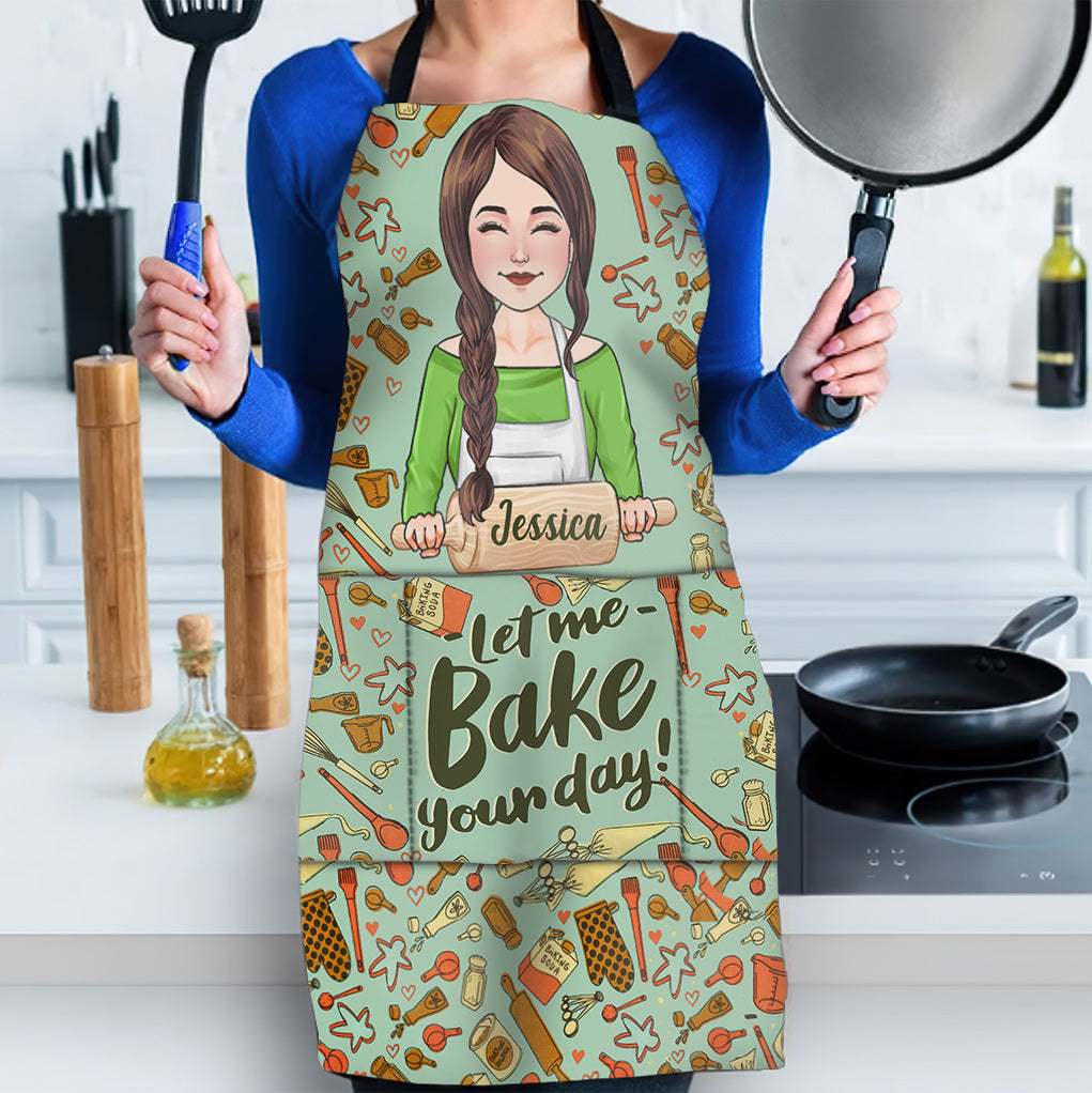 Lass mich deinen Tag backen – personalisierte Backschürze