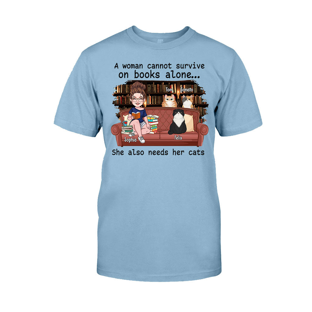 Einfach ein Mädchen, das Bücher liebt – personalisiertes Buch-T-Shirt & Hoodie