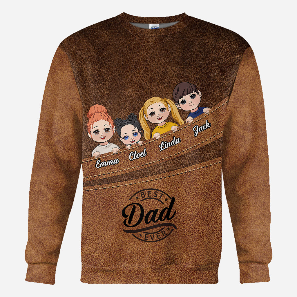 Bester Papa/Oma/Opa/Mama aller Zeiten – Personalisiertes Vater-Shirt