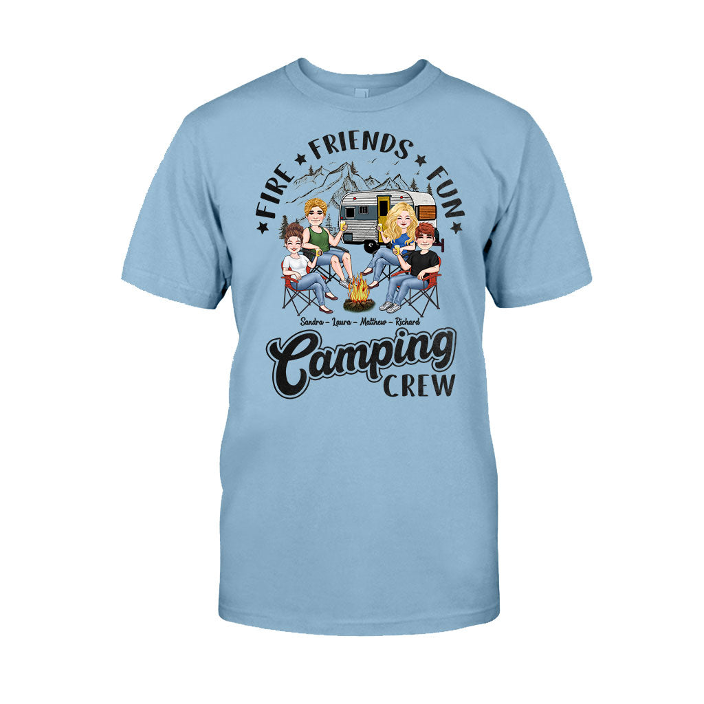 Camping Crew – Personalisiertes Camping-T-Shirt und Hoodie