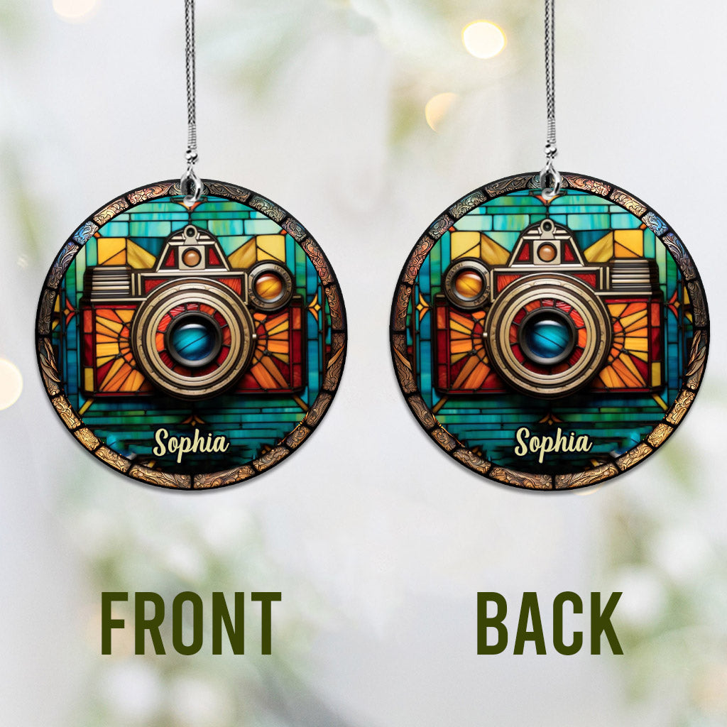 Just A Girl Who Loves Photography - Personalized Photography Car Ornament