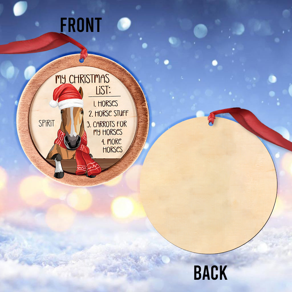 Meine Weihnachtswunschliste – Personalisierter Pferdeschmuck