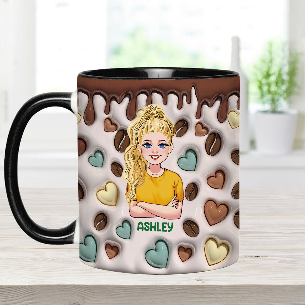 Koffein-Königin – Personalisierte Kaffeetasse