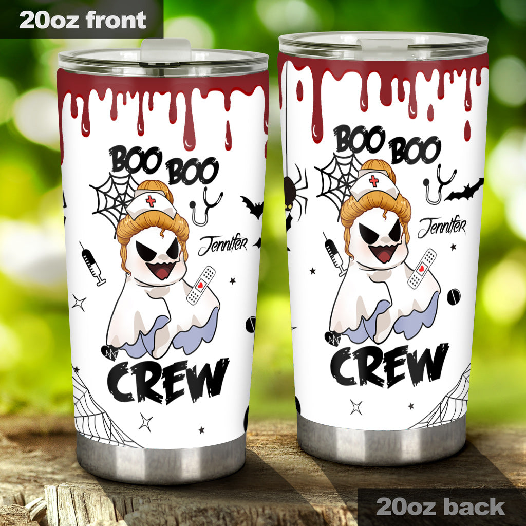 Boo Boo Crew - Personalized Nurse Tumbler