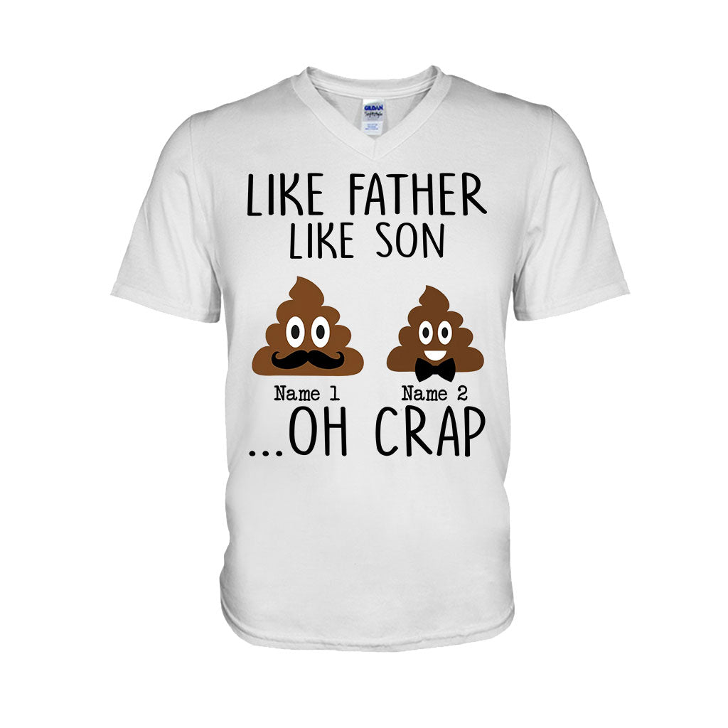 Wie die Mutter, so die Tochter – Geschenk für Mama, Tochter, Papa, Sohn – Personalisiertes T-Shirt und Hoodie
