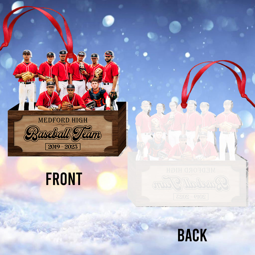 Baseball Christmas - Personalized Baseball Ornament