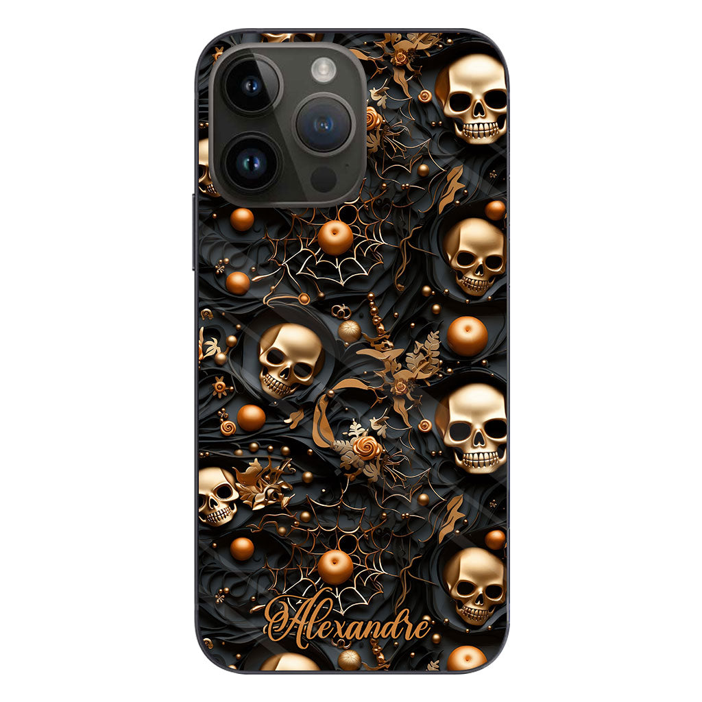 Gold Skull - Personalized Skull Phone Case