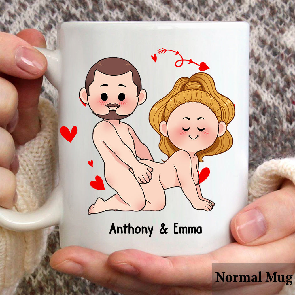 Ich will nur, dass du glücklich bist – Geschenkidee für Paare (Ehemann, Ehefrau, Freund, Freundin) – Personalisierte Tasse