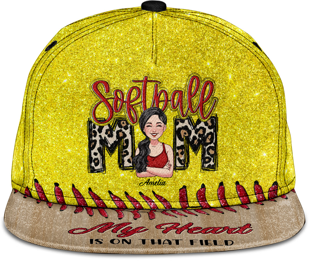 Softball-Liebe – Personalisierte Softball-Snapback-Jacke