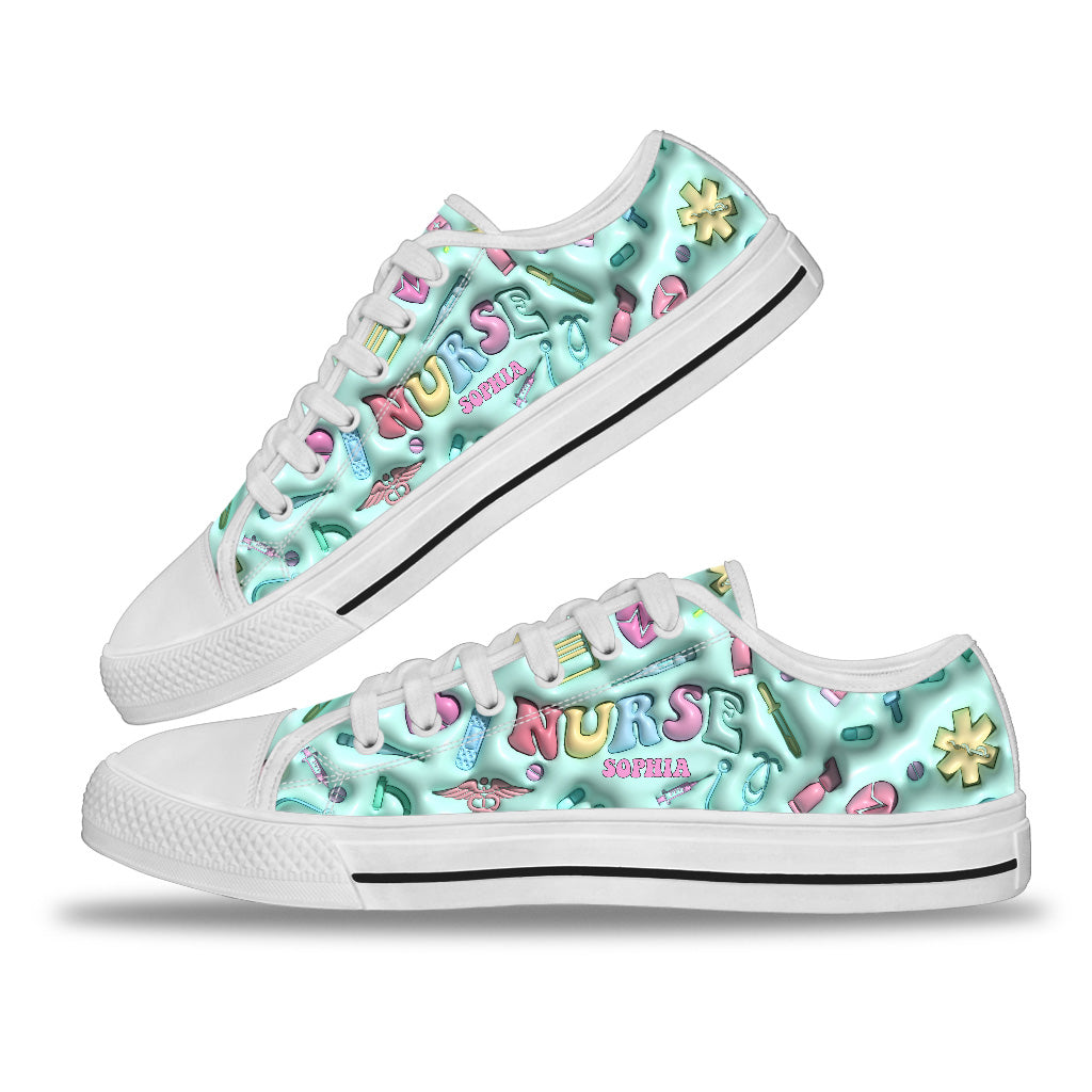 Nurse Life – Personalisierte Krankenschwester-Sneaker