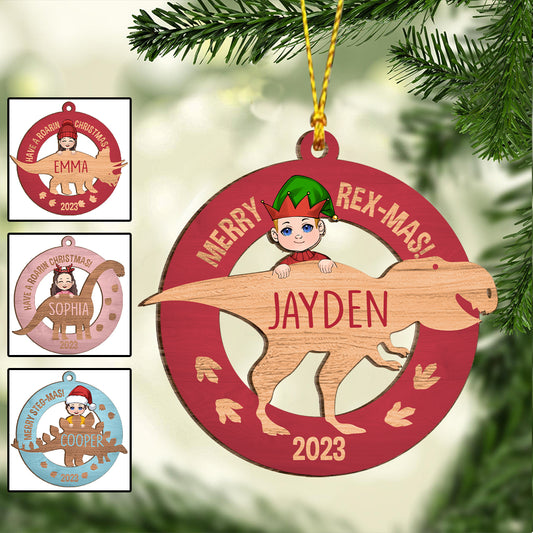 Baby Dino - Personalized Kid Ornament