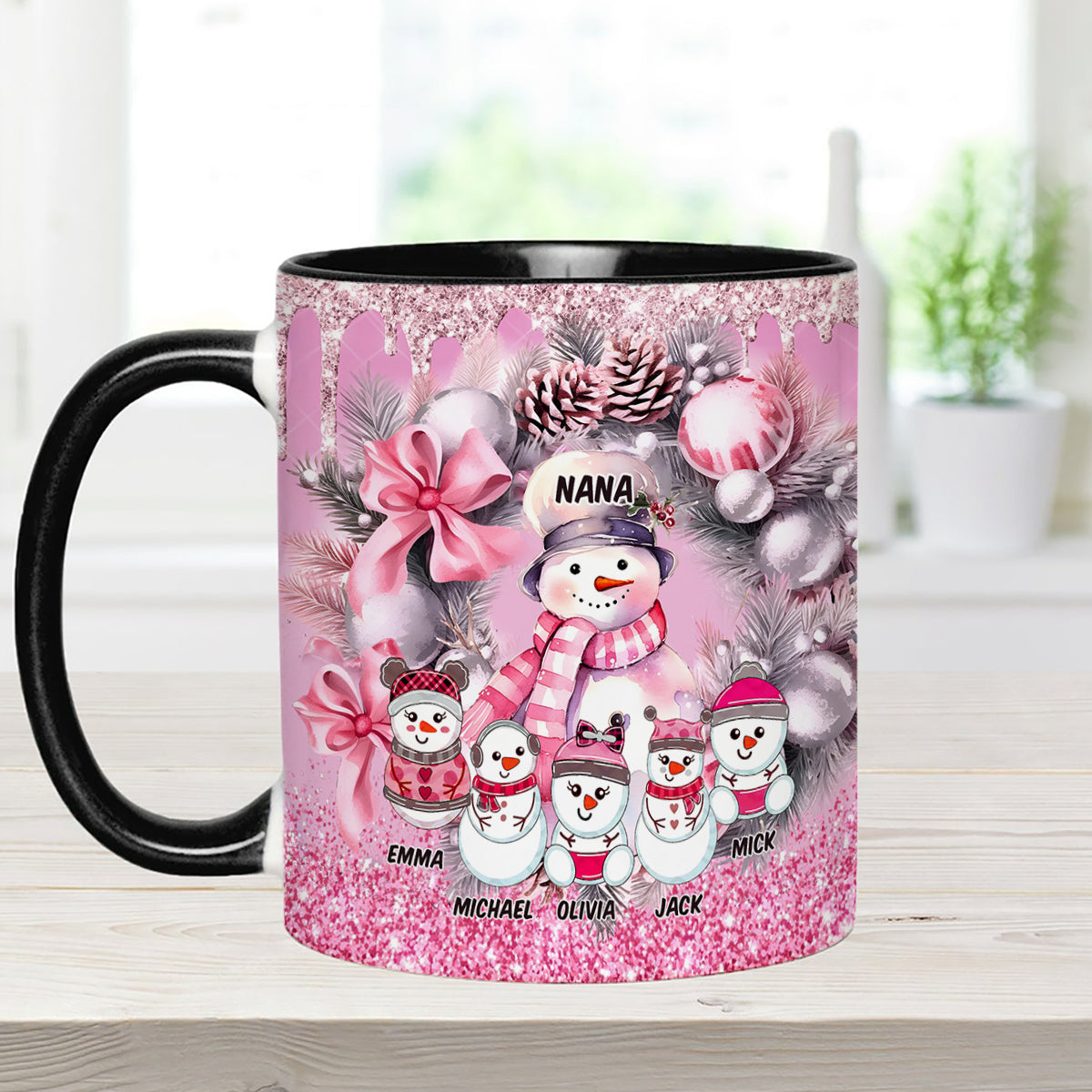 Great Nana - Personalized Grandma Accent Mug