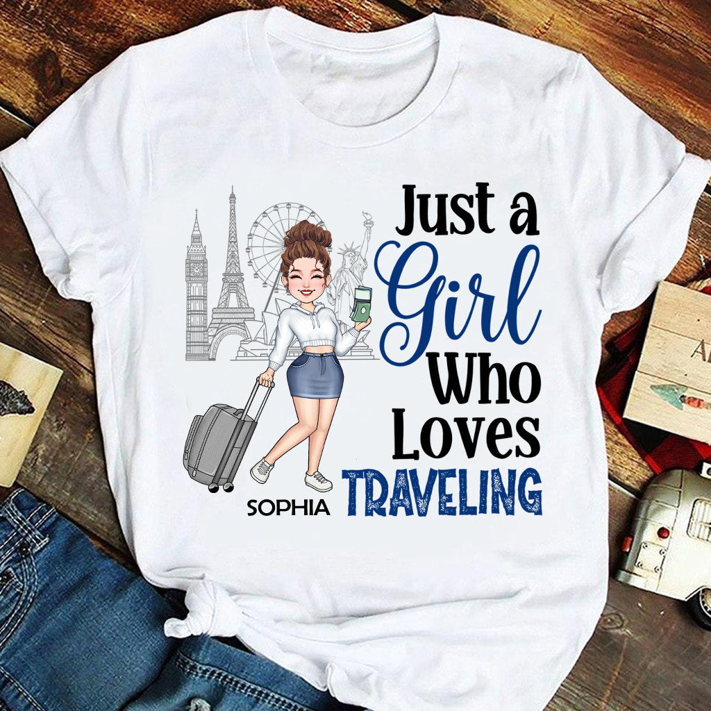 Just A Girl Who Loves Cruising - Personalized Cruising T-shirt & Hoodie