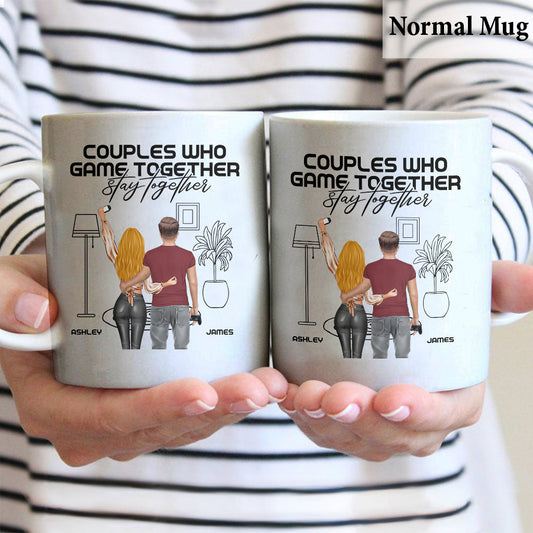 Couples Who Game Together Stay Together - Personalized Video Game Mug