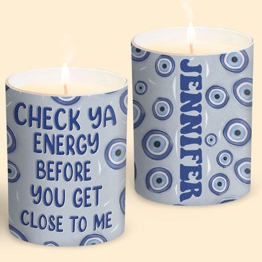 Check Ya Energy – Personalisierte Hexenkerze mit Holzdeckel