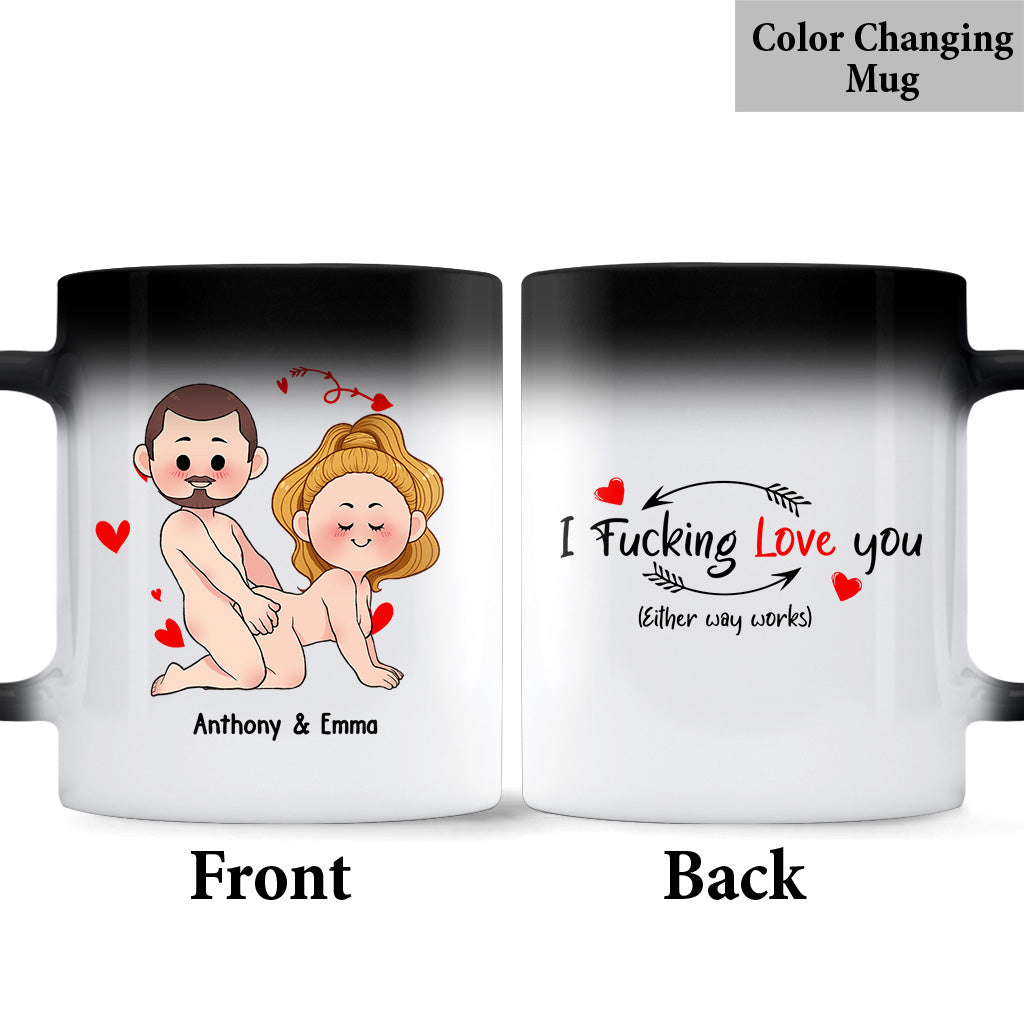 I Just Want You To Be Happy - Couple gift for husband, wife, boyfriend, girlfriend - Personalized Mug