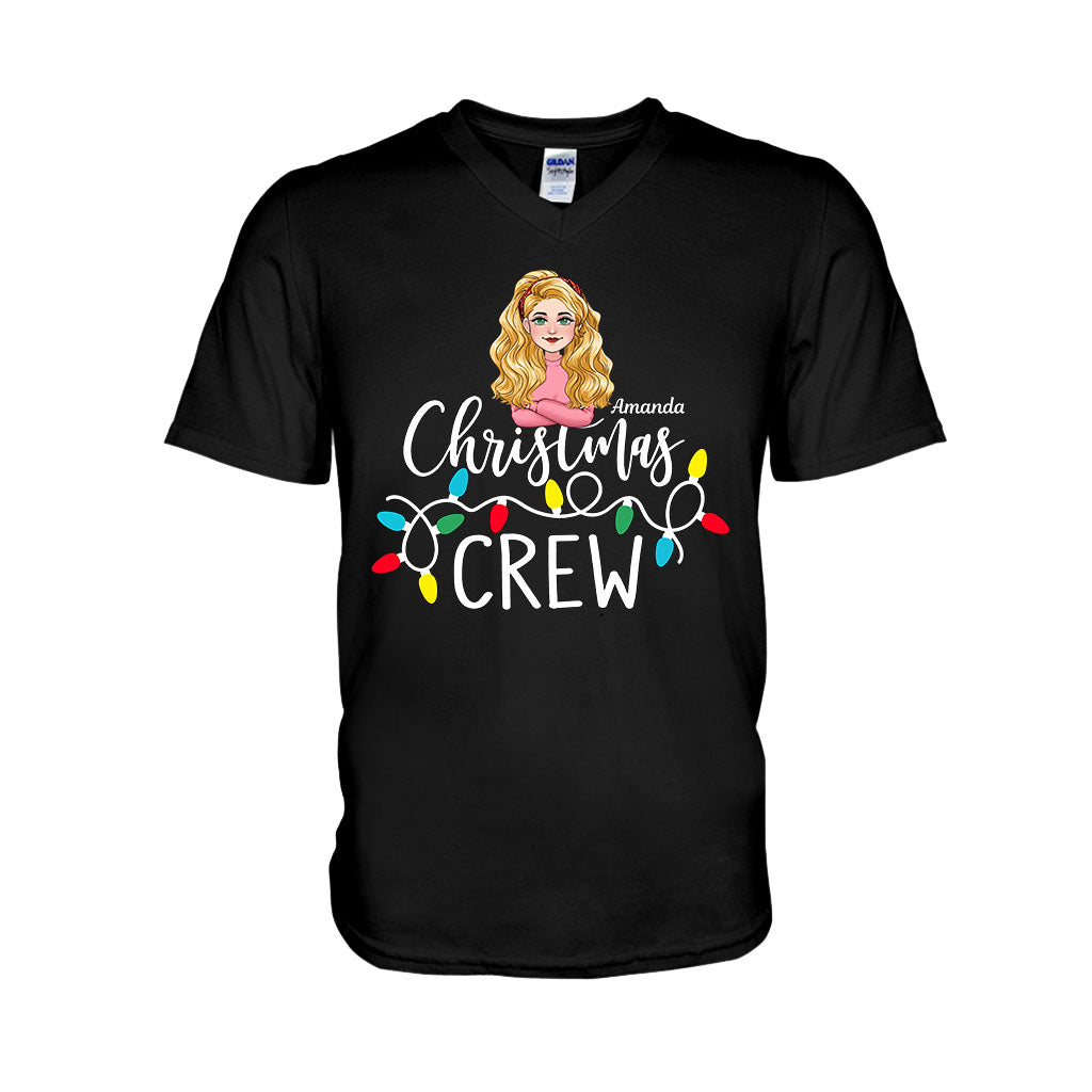 Christmas Crew - Personalized Christmas T-shirt And Hoodie