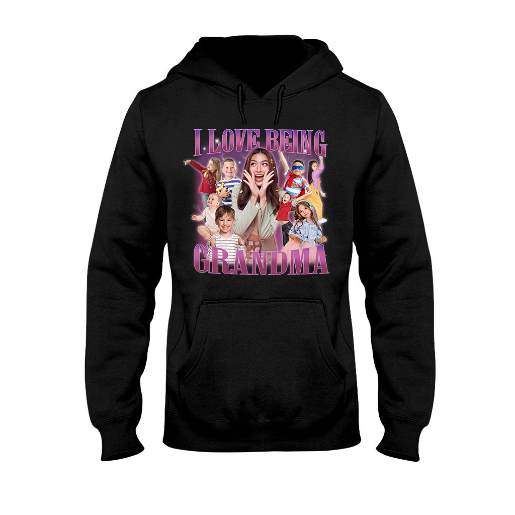 Ich liebe es, Oma/Nana/Mimi/Gigi zu sein... - Personalisiertes Oma-T-Shirt und Hoodie