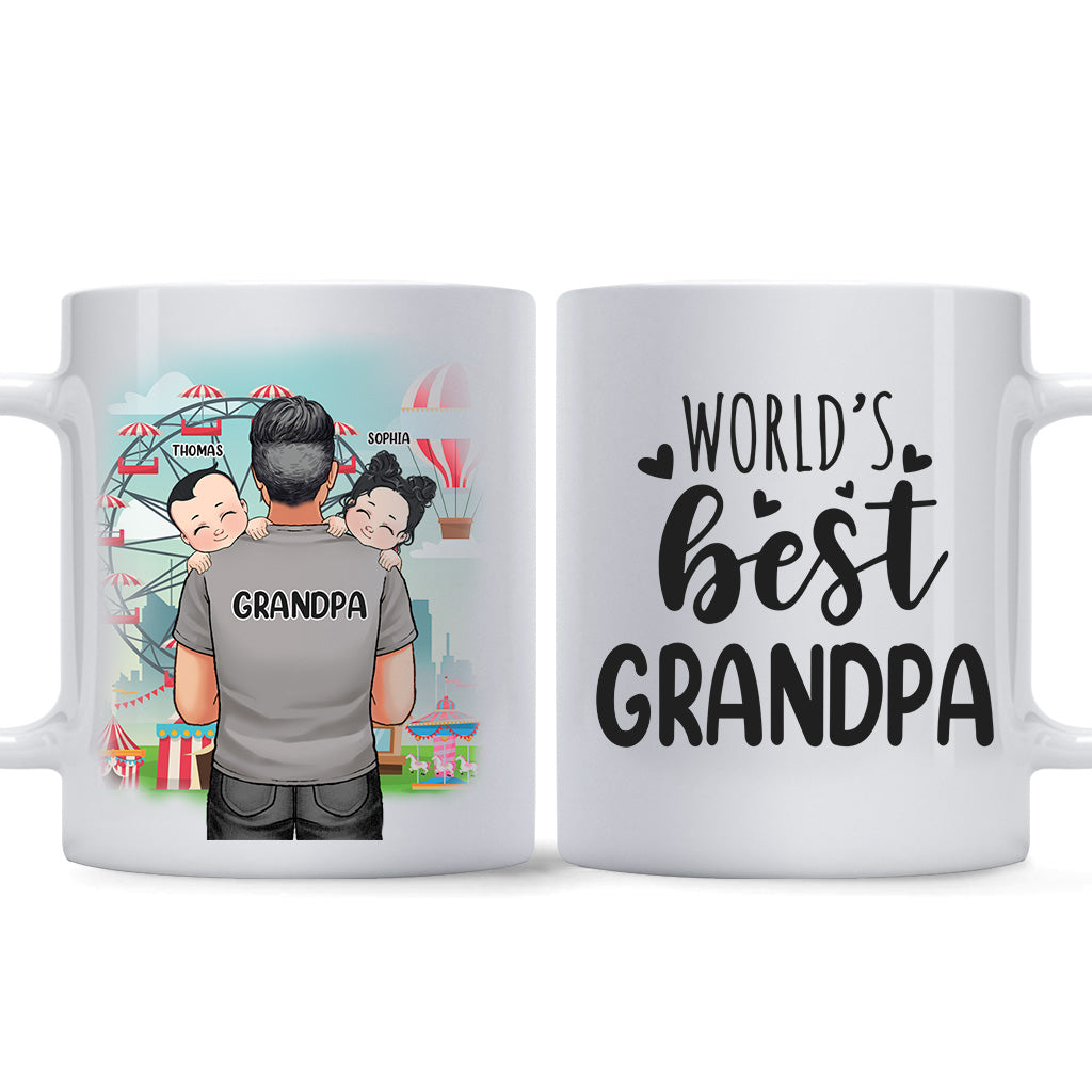 Bester Papa aller Zeiten – Geschenk für Papa, Opa, Onkel, Ehemann – Personalisierte Tasse