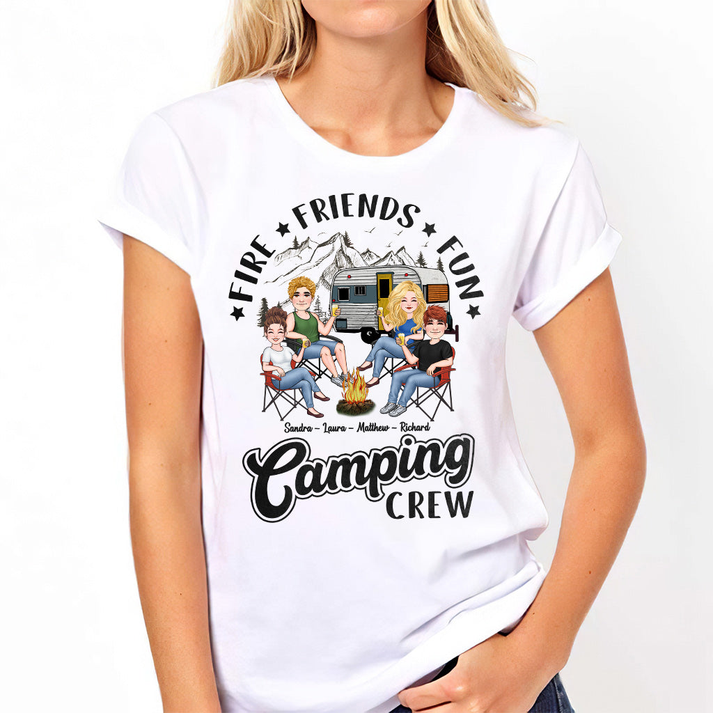 Camping Crew – Personalisiertes Camping-T-Shirt und Hoodie