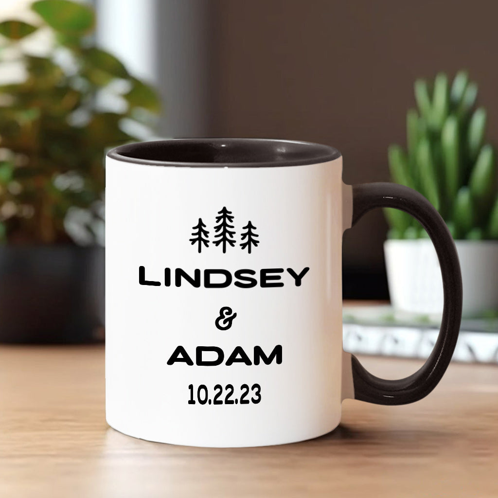 The Adventures Continues - Personalized Hiking Accent Mug
