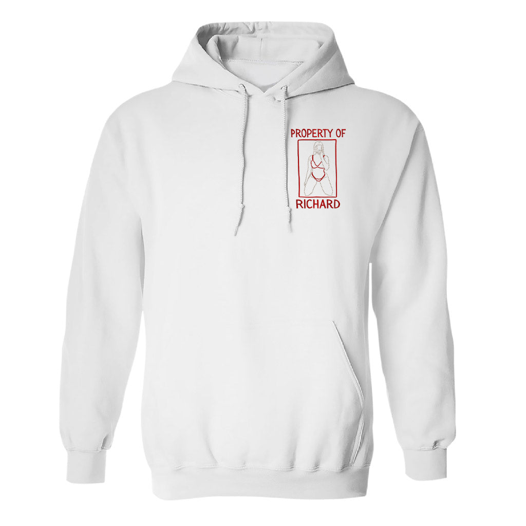 Pikantes Geschenk für ihn – personalisierter, bestickter Partner-Hoodie