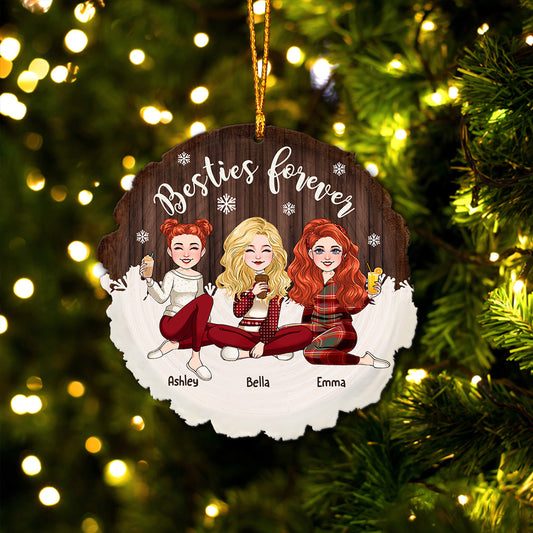 Besties Forever - Personalized Bestie Ornament