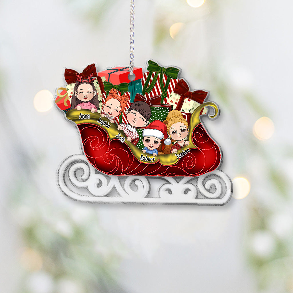 Unsere Enkelkinder – Personalisierter transparenter Oma-Anhänger