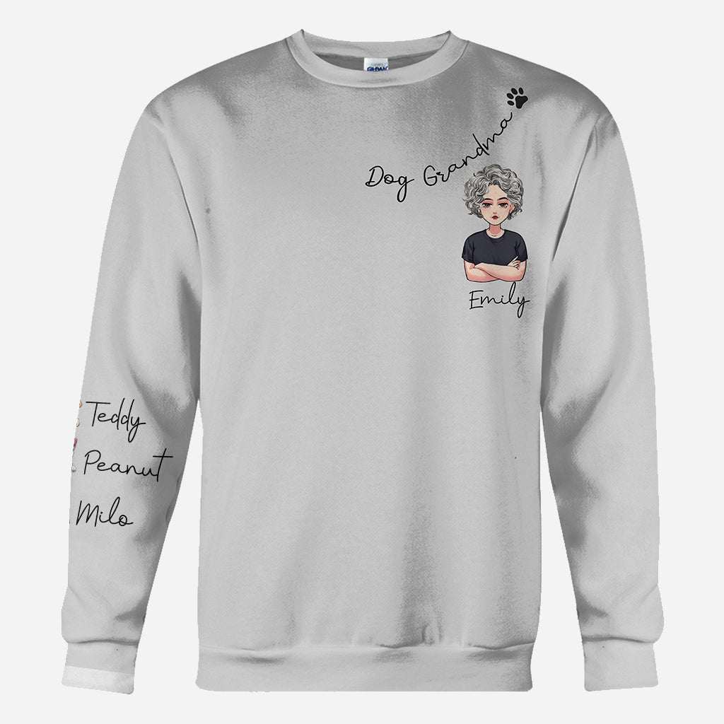 I Love You Grandma - Personalized Dog All Over Shirt