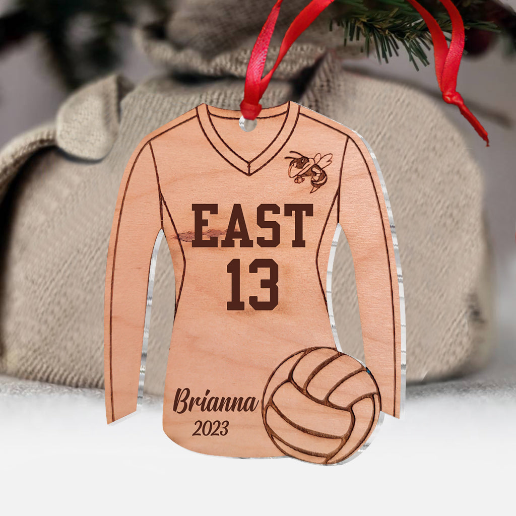 Volleyball lieben – Personalisierter Volleyball-Anhänger
