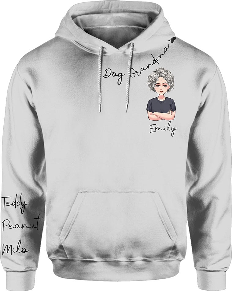 I Love You Grandma - Personalized Dog All Over Shirt