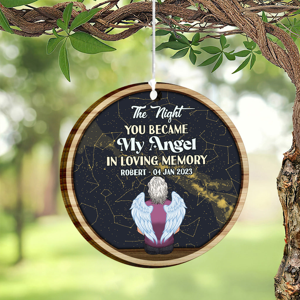 Wenn ich zu den Sternen schaue – Personalisiertes Gedenk-Windspiel