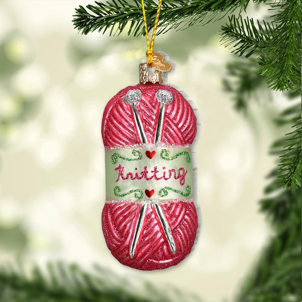 Strickbegeisterte – Strickgeschenk für Mama, Freundin, Ehefrau, Oma – Personalisierter Schmuck