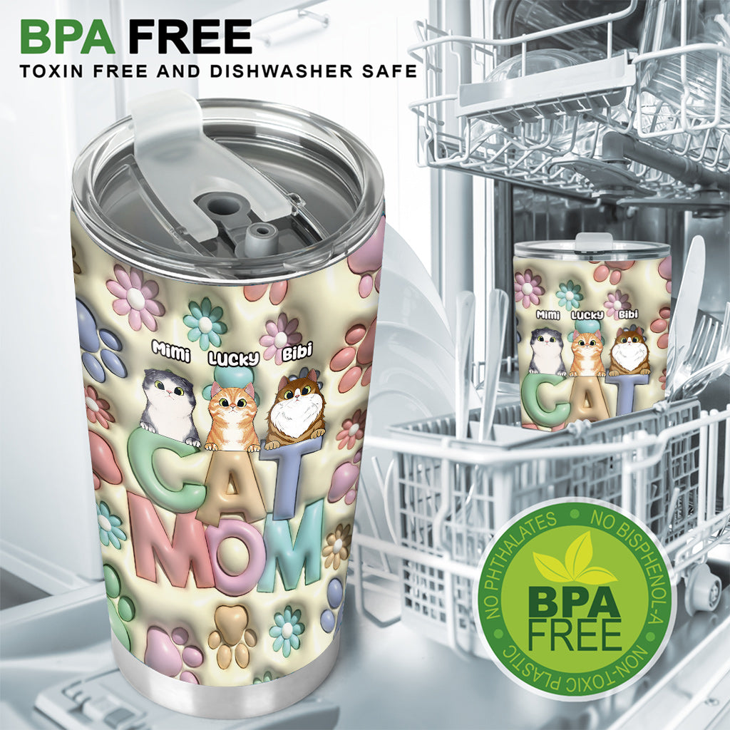 Katzenmama – Personalisierter Katzenbecher