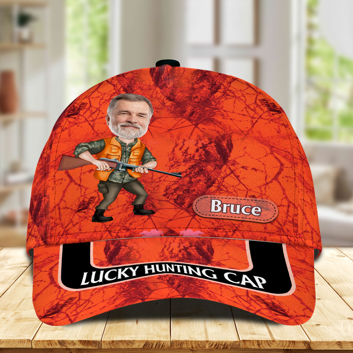 Lucky Hunting Cap – Personalisierte klassische Jagdkappe